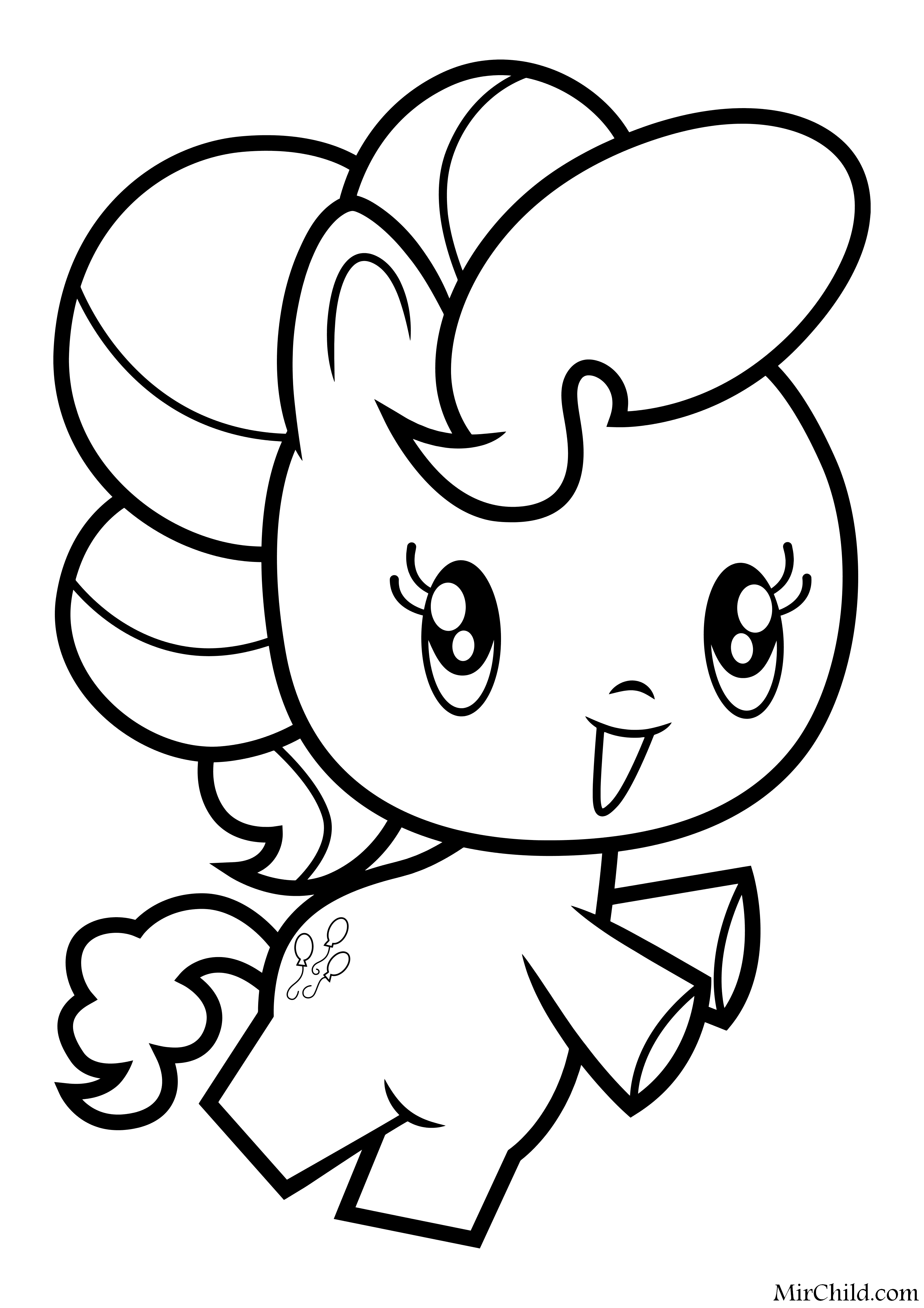 Раскраска - Мой маленький пони - Cutie Mark Crew - Поняшка Пинки Пай ...