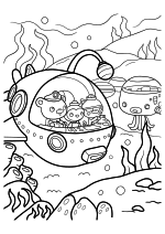 Раскраски - Мультфильм - Октонавты (The Octonauts) | MirChild